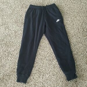 black nike sweat pants size xs
